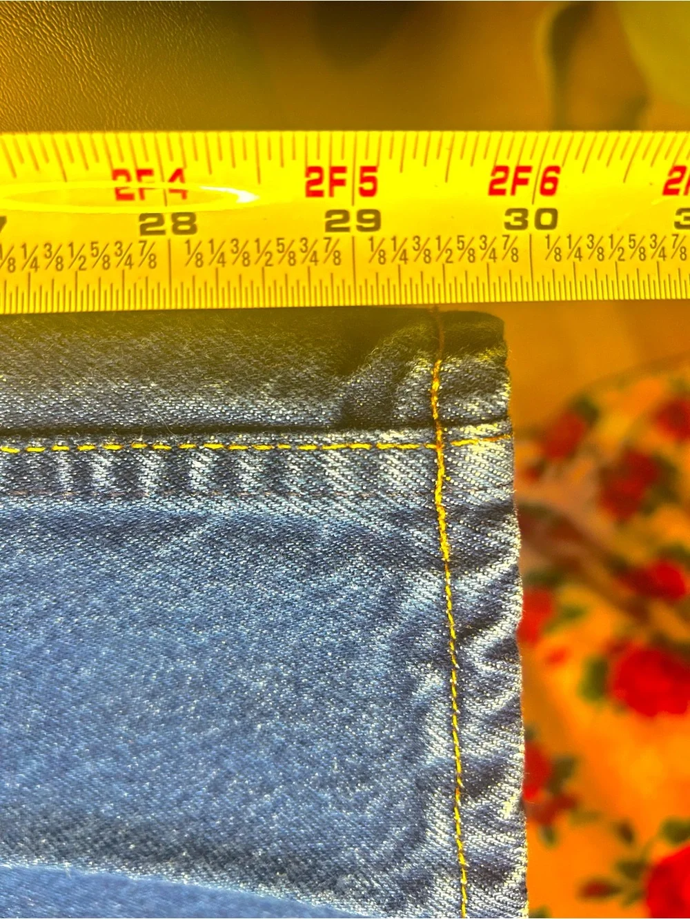 Vintage Levi’s 509 Made in USA Jeans Men 34x30 Blue Denim 100% Cotton Orange Tab